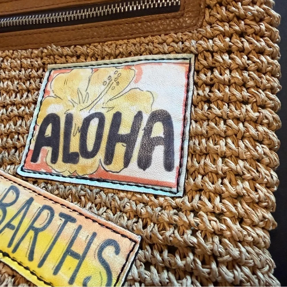 Brighton Fashionista Jet travel bag, crochet jute Crossbody bag